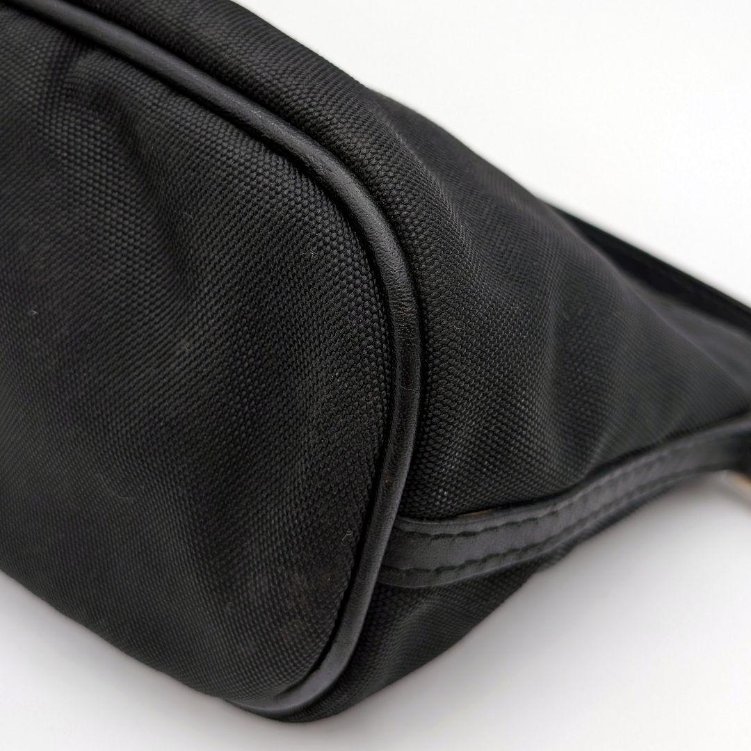 GUCCI グッチ ブラック キャンバス アクセサリーポーチ ハンドバッグ 小物