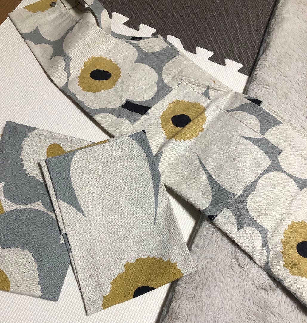 マリメッコ エプロン ティータオル セット60年アニバーサリーウニッコ