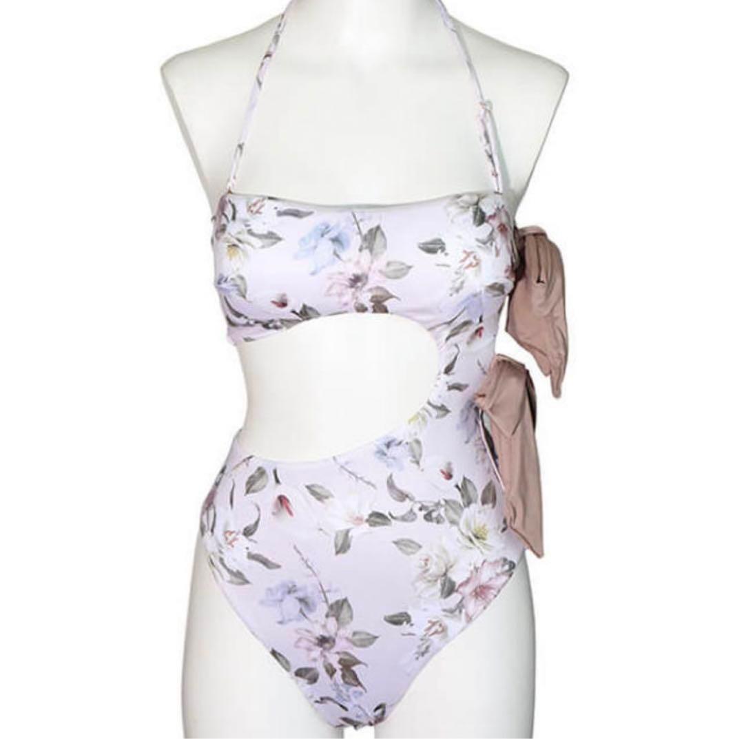 eimyistor フラワープリント ワンピース水着