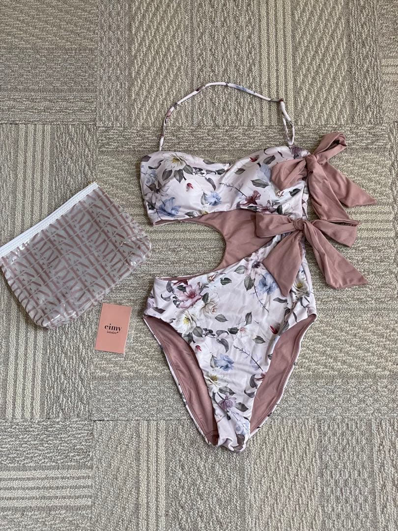 eimyistor フラワープリント ワンピース水着