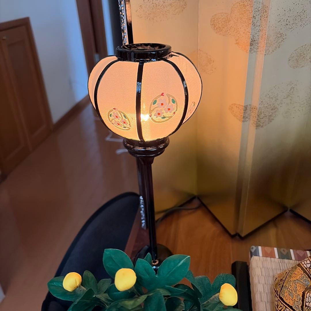 久月雛人形　十番親王飾り　草木染め