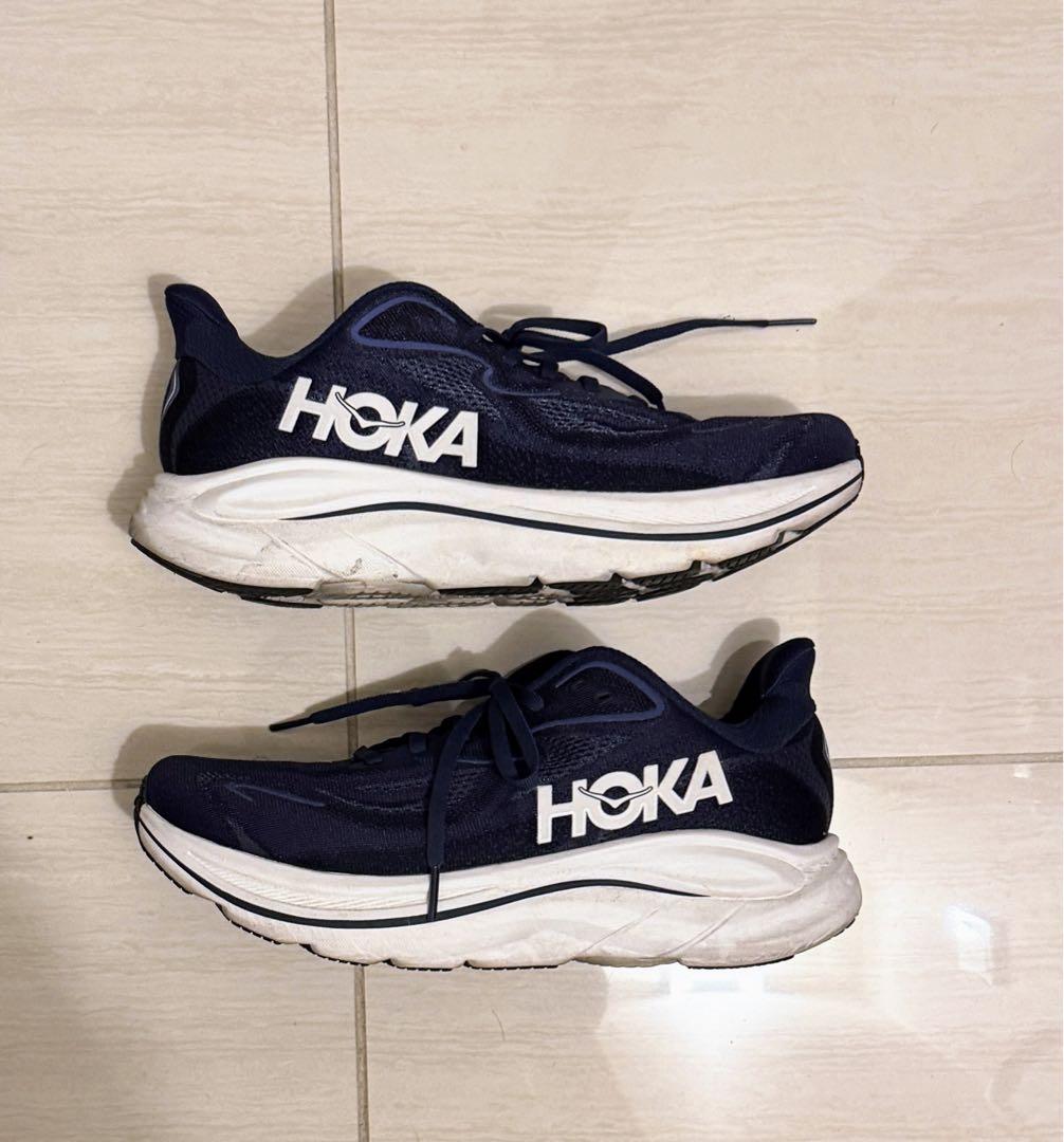 HOKA クリフトン 10 ワイド 2E 26.5cm ネイビー