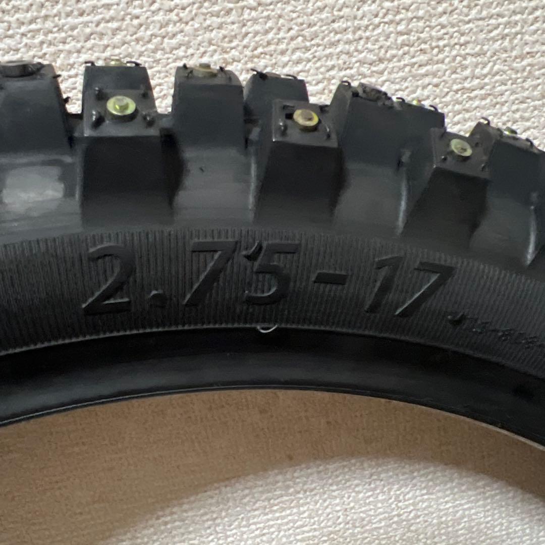 新品未使用スパイクタイヤ　TIMSUN808 2.50-17&2.75-17