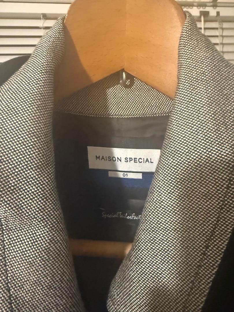 MAISON SPECIAL レイヤリングステンカラーコート