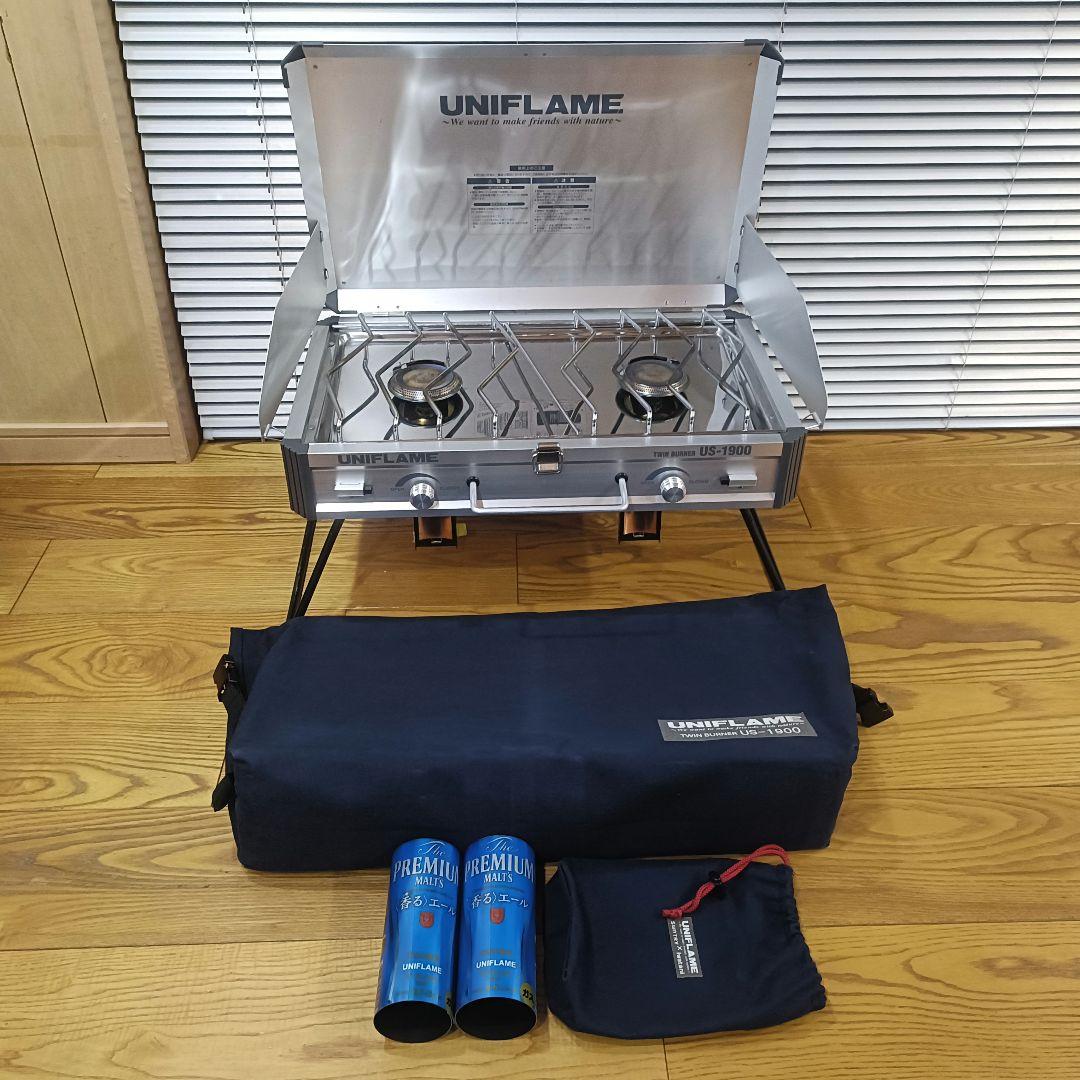 ユニフレーム ツーバーナーコンロ　おまけ付き