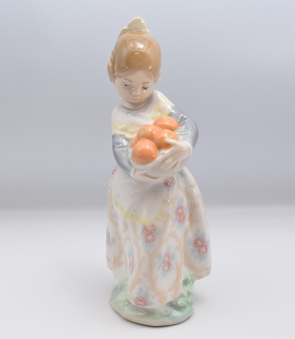 バレンシアの少女　＃4841　★リヤドロ　スペイン　光沢仕上げ　ヴィンテージ