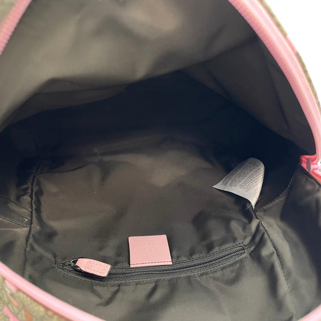 グッチ リュック　チルドレンズ パパガッロ オウム レザー　ピンク　柄