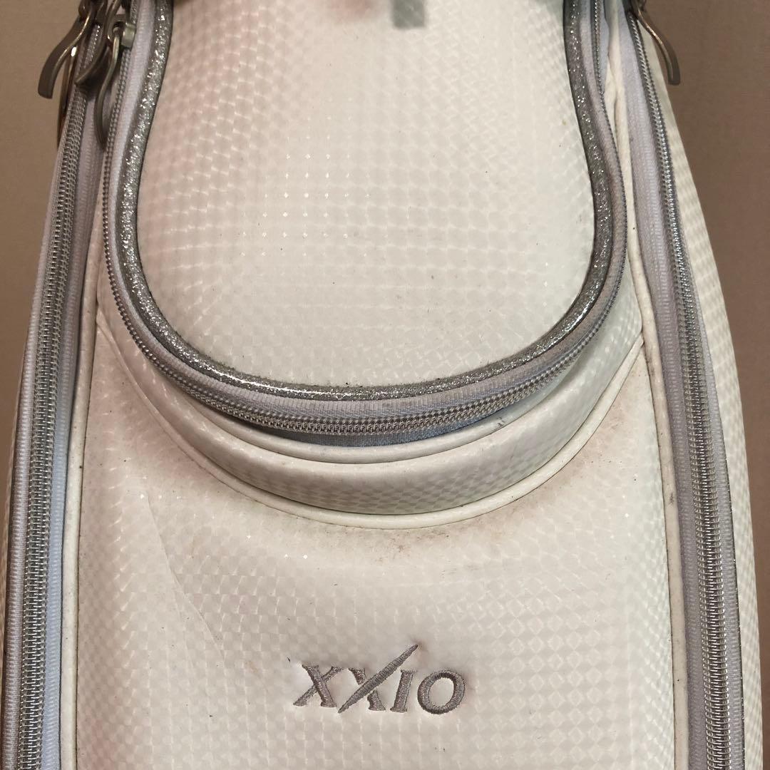 XXIO ゼクシオ キャディバッグ ホワイト フード付き レディース