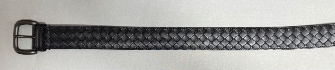 BOTTEGA VENETA 編み込みレザーベルト 85cm