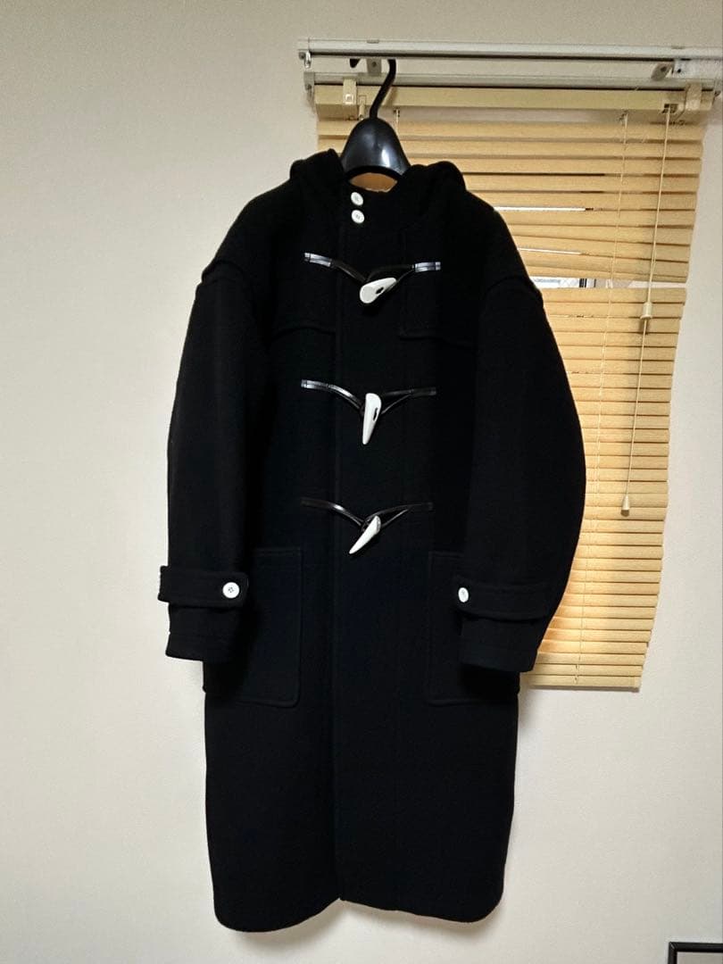 【サイズ1】HYKE オーバーサイズ　ダッフルコート