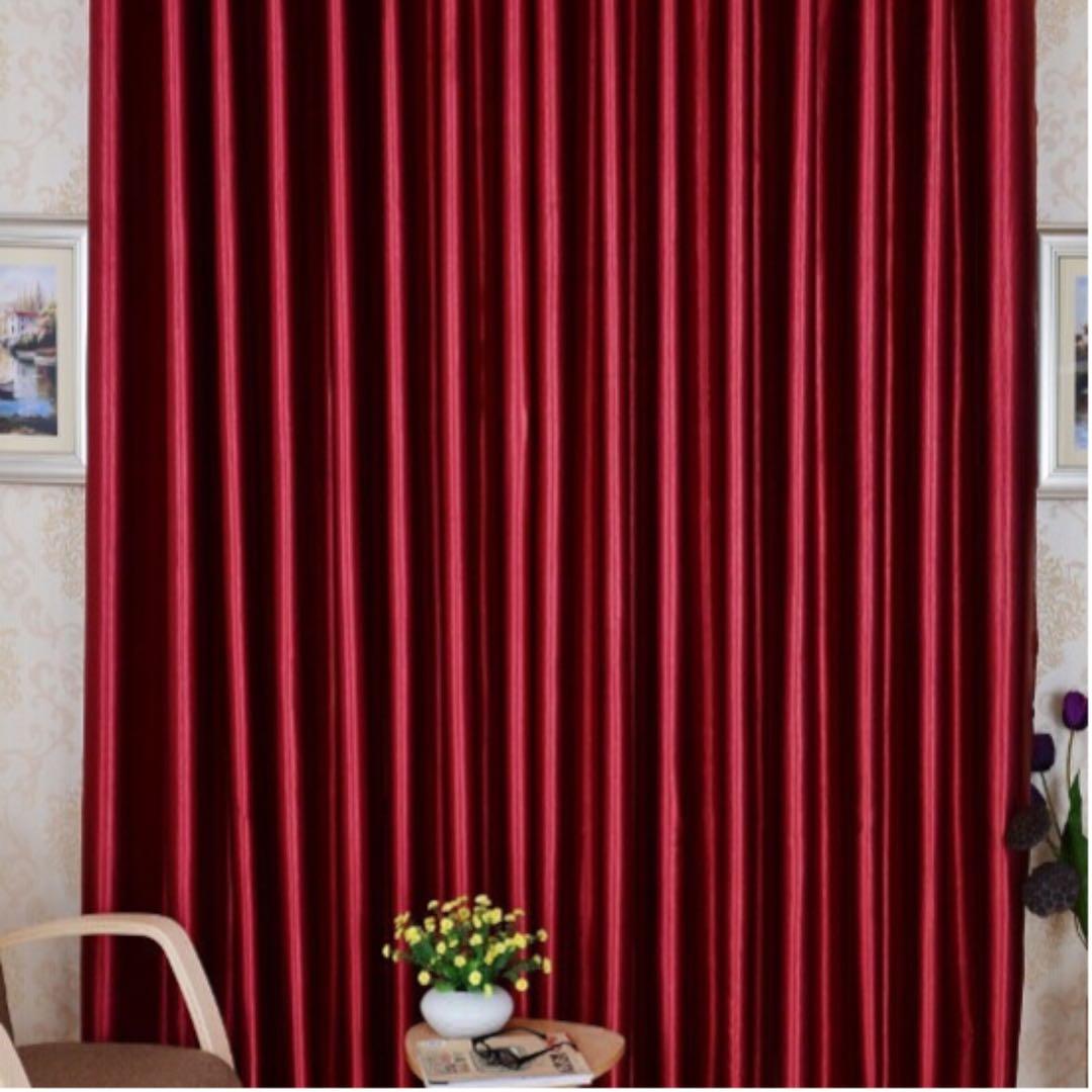 ley6 カーテン　一体型カーテン　アジャスターフック レース付き 遮光カーテン