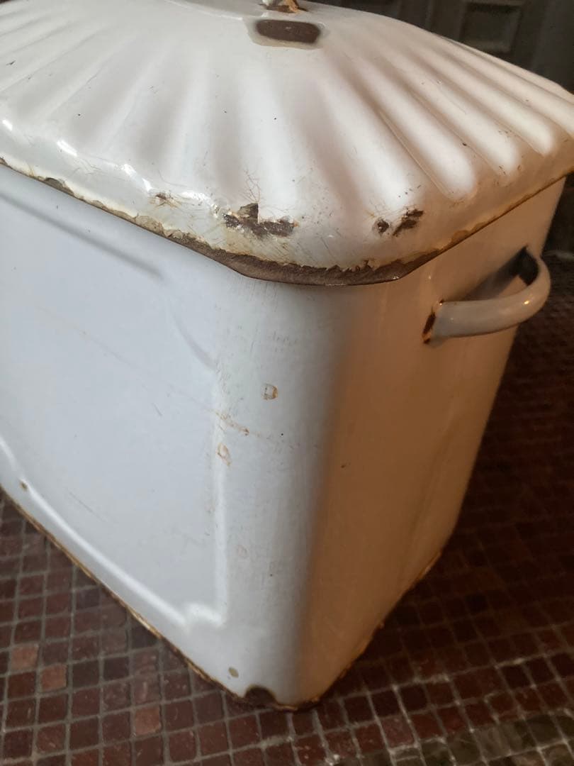 琺瑯ブレッドボックス　★アンティーク