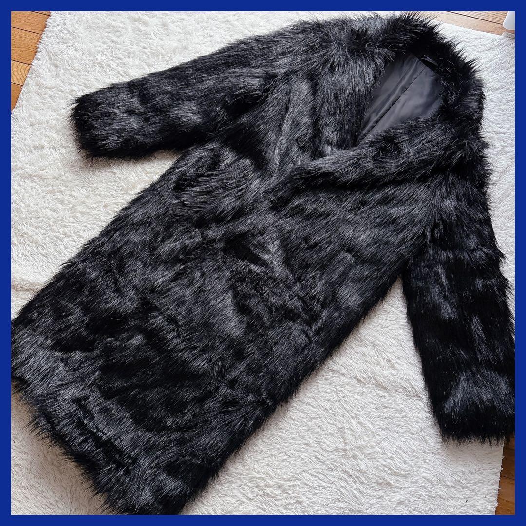 くろせ様リクエスト品】Gackt 着用 POTENZA ファー ロングコート L