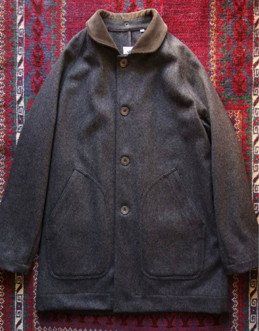 ARPENTEUR ウール コート L チャコールグレー フランス製 美品