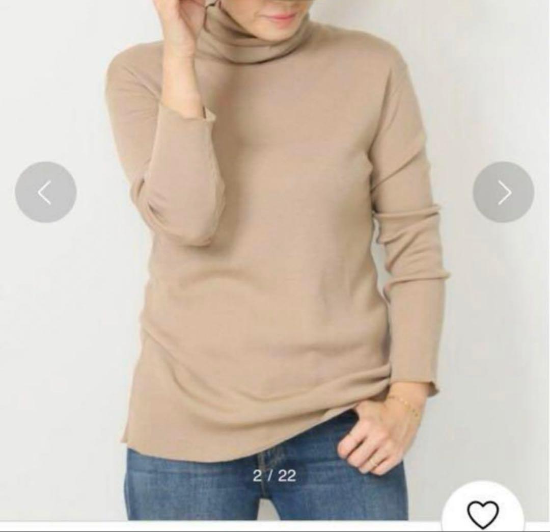 Deuxieme Class jersey タートルネック