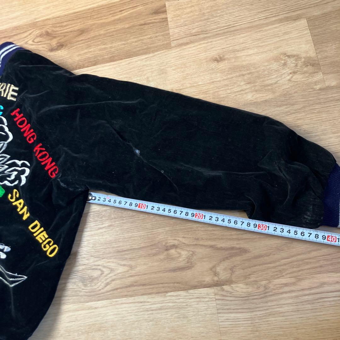 ヴィンテージ　スカジャン　別珍　ツアージャケット　サイズＬ　60s 70s