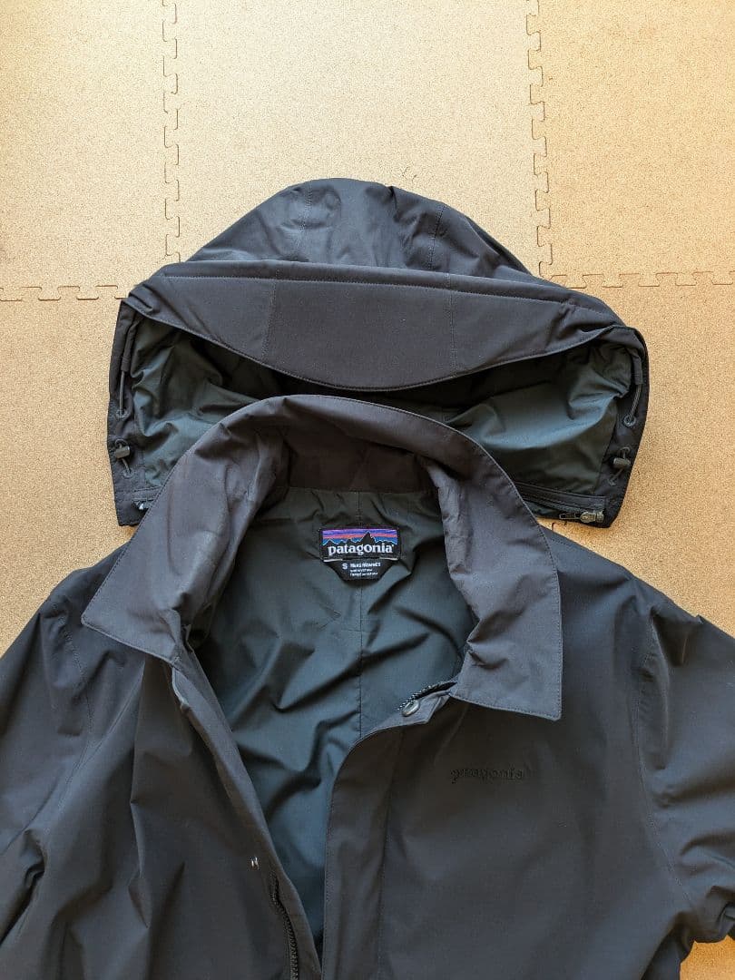 パタゴニア　フォグバンクトレンチコート　黒　Sサイズ　希少　廃盤品