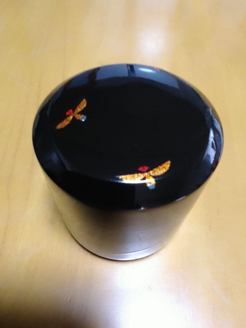 茶入れ 棗 茶道具 中村宗悦 雪吹棗 未使用品 003