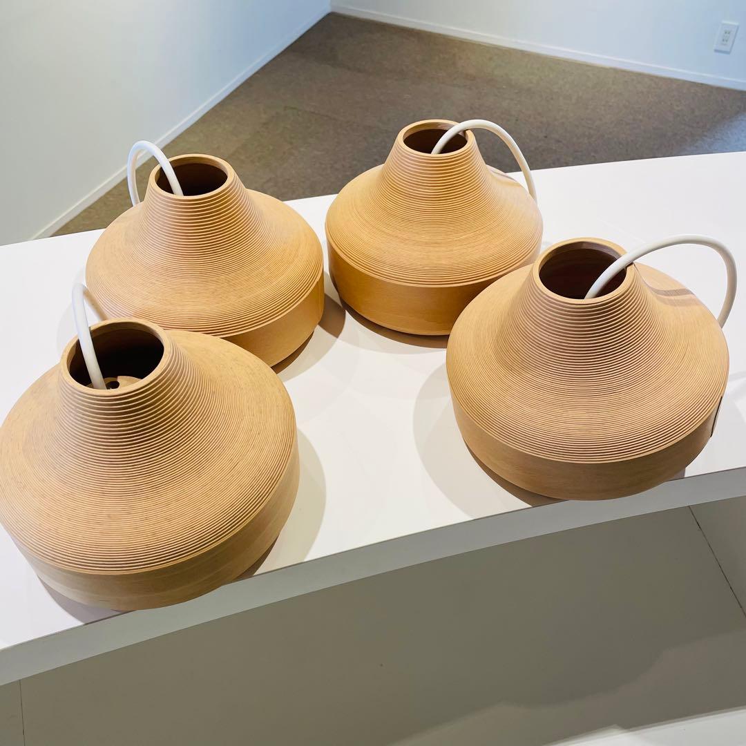 【美品】BUNACO ブナコ 木製ペンダントライト(1点)