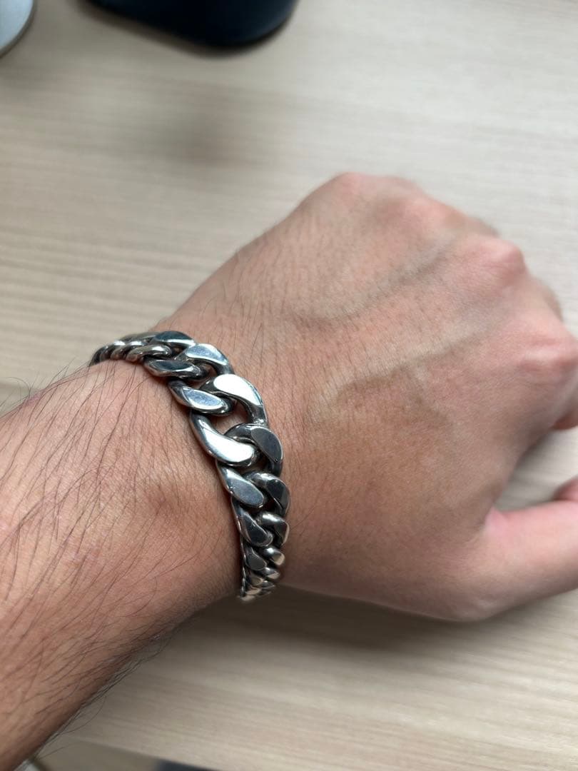 LAVER シルバー925 ミックスチェーンブレスレット TAXCO