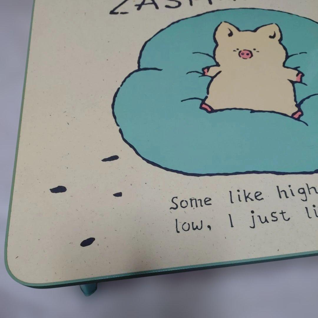 レア　ザシキブタ　座卓　折りたたみテーブル　サンリオ　１９８５　昭和　ファンシー