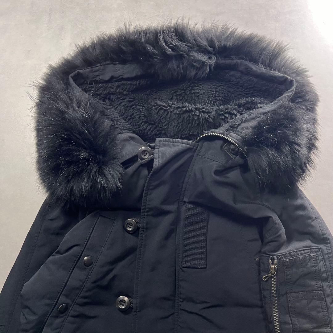 ジャケット・アウター ATTACHMENT N-2B real fur ma-1 Jacket
