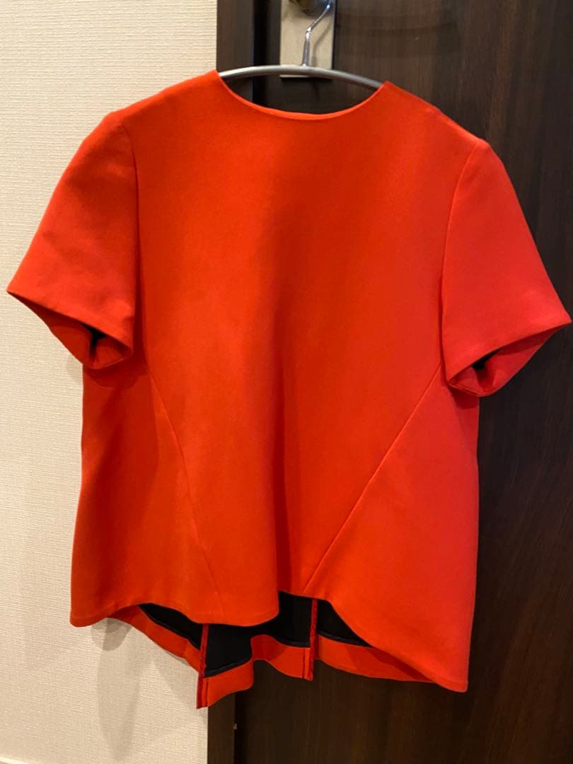 カメリア　YOKO CHAN 半袖レッドトップス