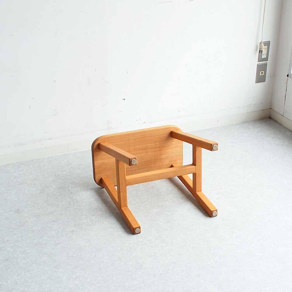 アッシュ無垢材 スツール サイドテーブルや花台としても ZR24449