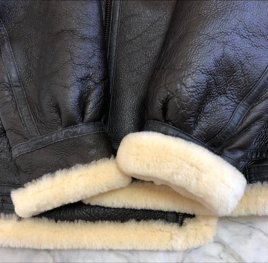 ヴィンテージ B-3 レザージャケット リアルムートン Aero Bomber