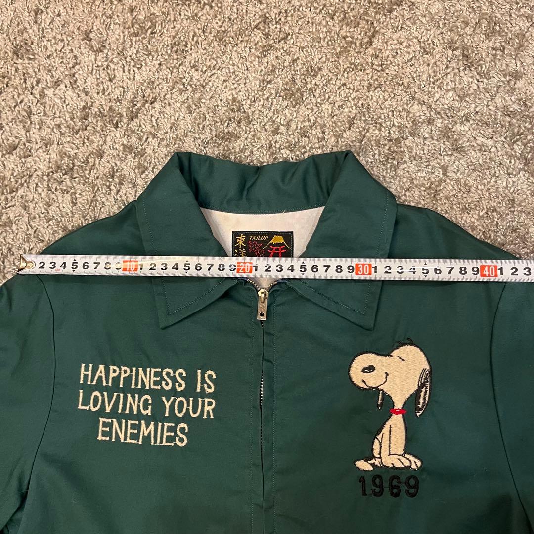 o*i様 テーラー東洋 スヌーピー ベトジャン Sサイズ グリーン 美品