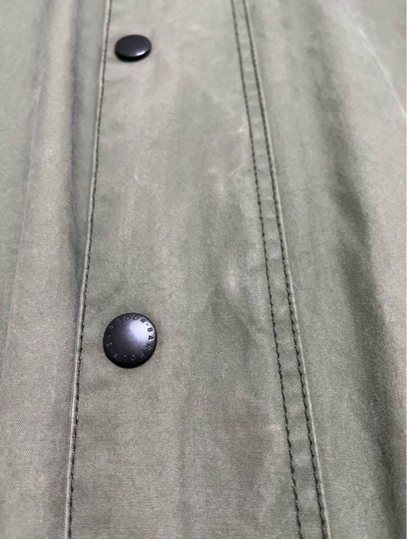 美品 英国製バブアー ボーダー Barbour border SL36 セージ