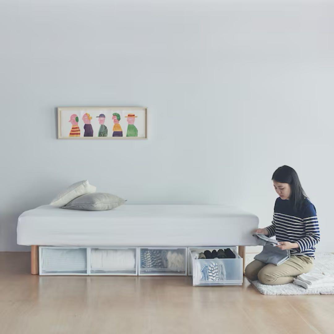 無印良品　26cm脚付きマットレス　シングル　送料負担　美品