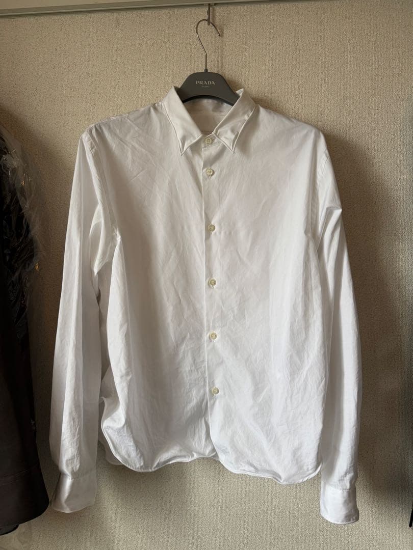 最安値 PRADA 25ss ワイヤーシャツ M