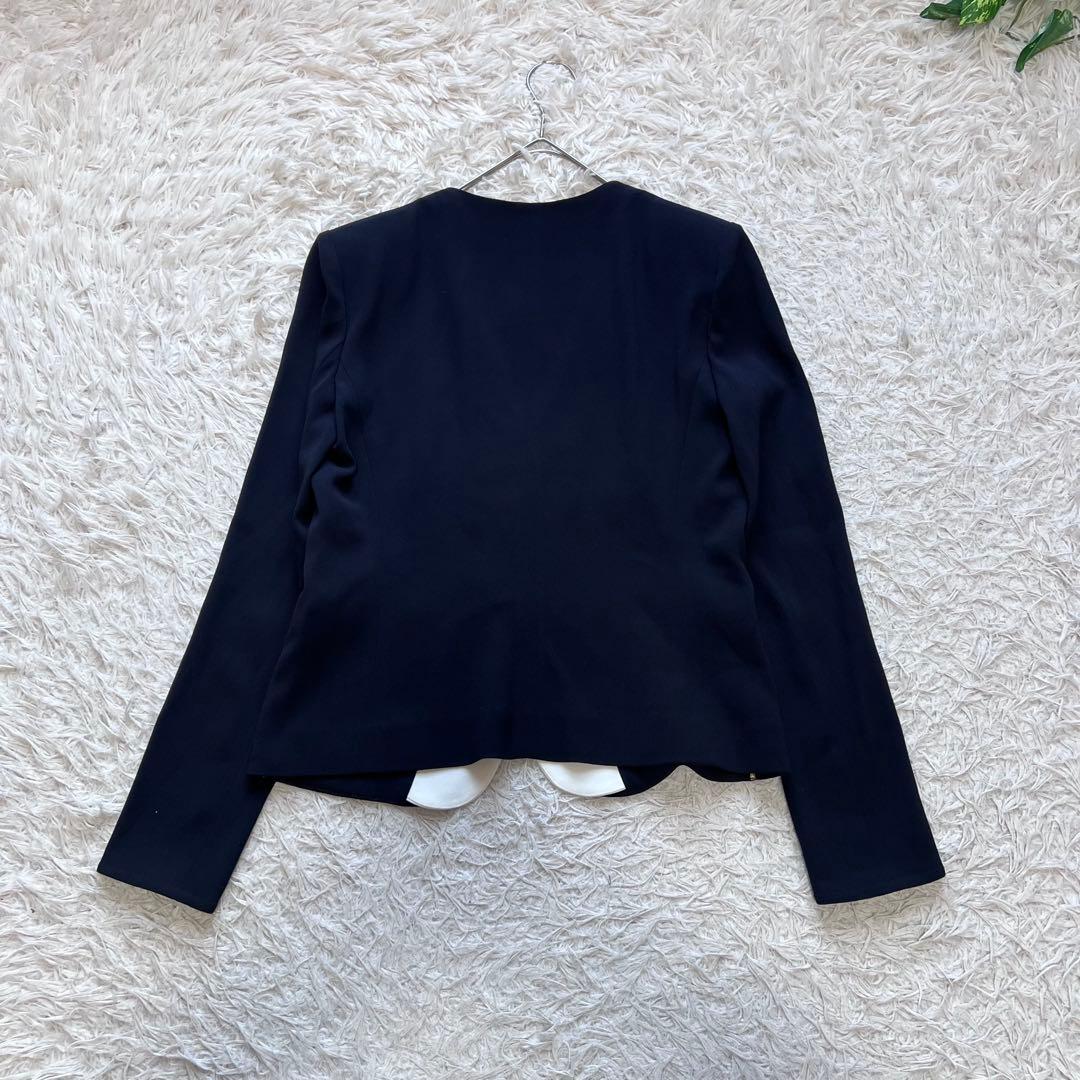 極美品 ベイジ Cindy ダブルカラー ジャケット パンツスーツ 近年 4/6