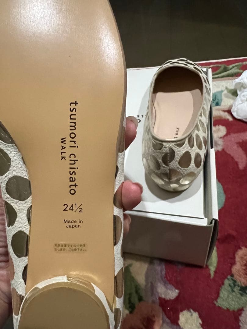 tsumori chisato WALK ドット柄パンプス 24.5