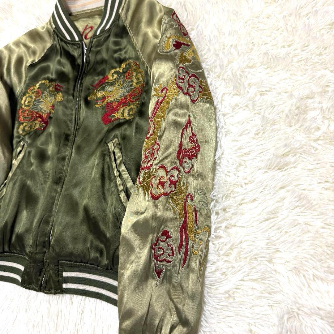 s.kee様✨AVIREX アヴィレックス 龍 虎 富士刺繍 リバーシブル