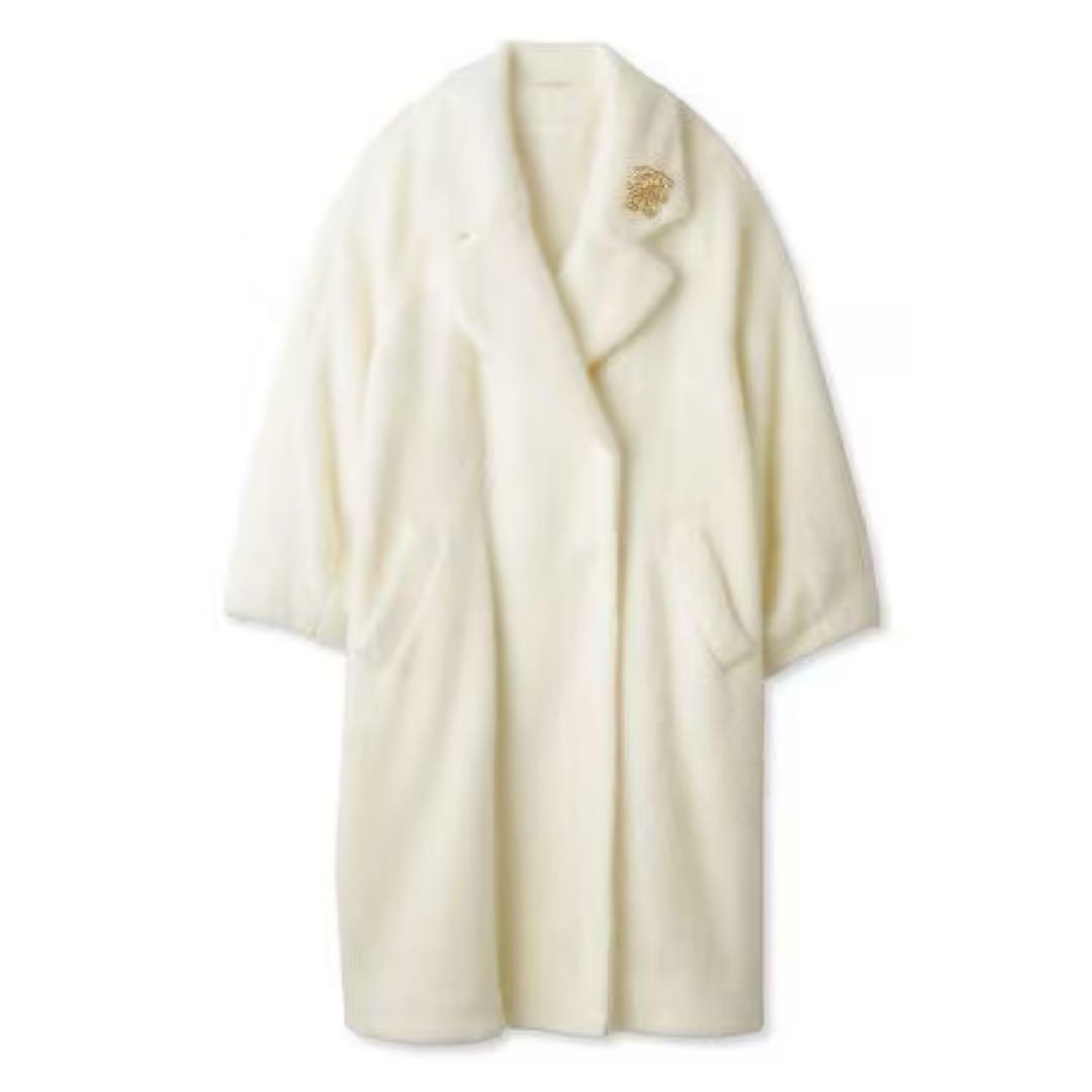 SNIDEL シャギーロングコート