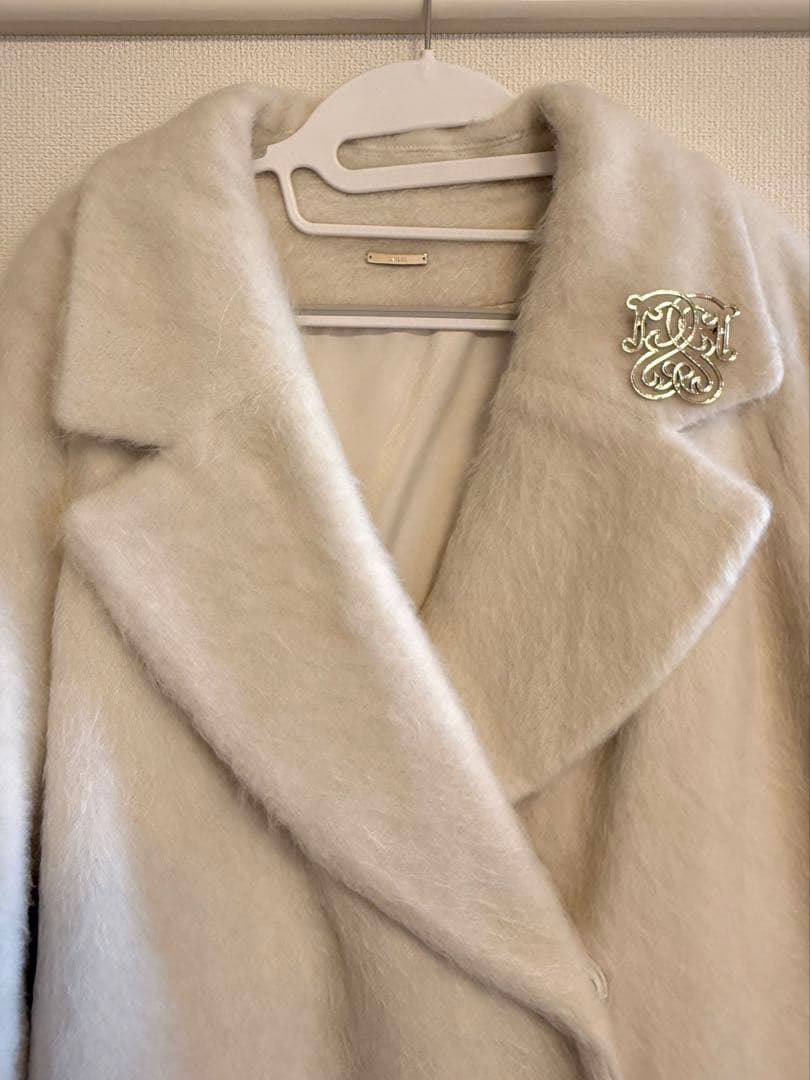 SNIDEL シャギーロングコート