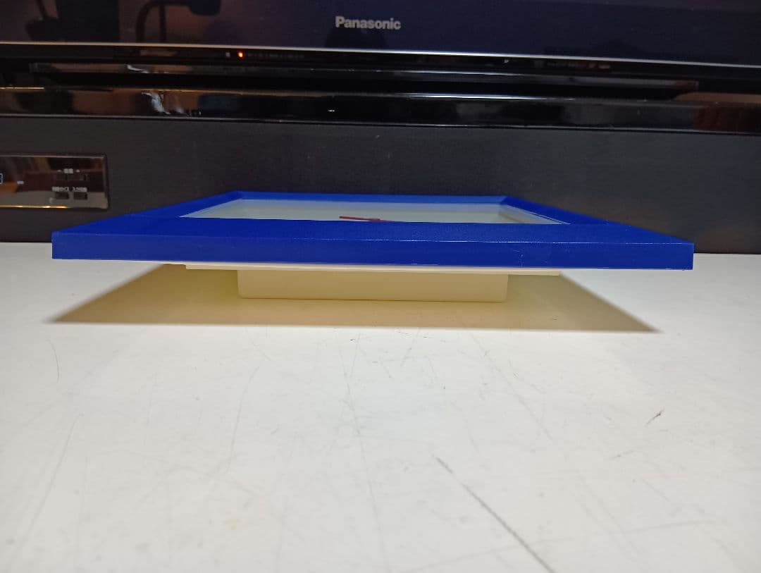 リンツ　非売品　ノベルティ　ブルー　ポストモダン　ウォールクロック　壁掛け時計