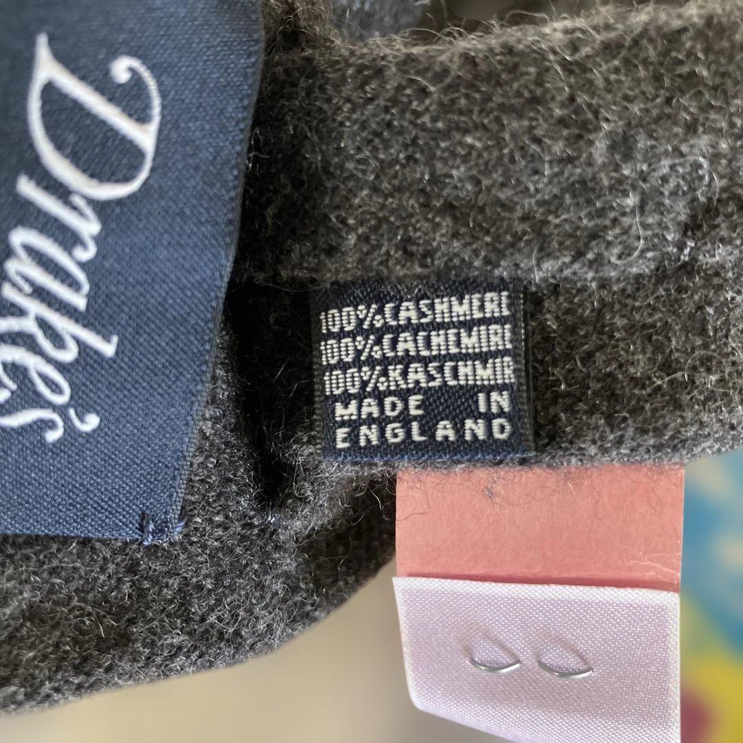 Drake’s ドレイクス　カシミヤ100%ネクタイ　イングランド製