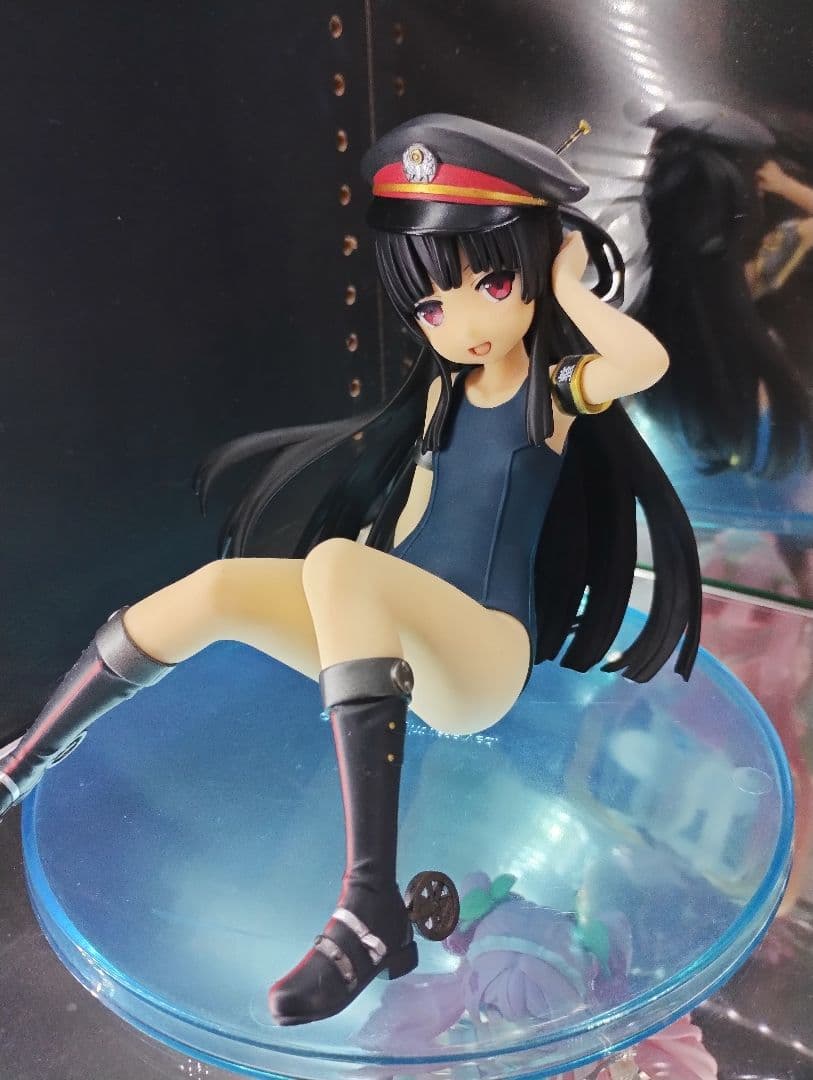 【中古品】Q-six まいてつ ハチロク 紺スク水フィギュア