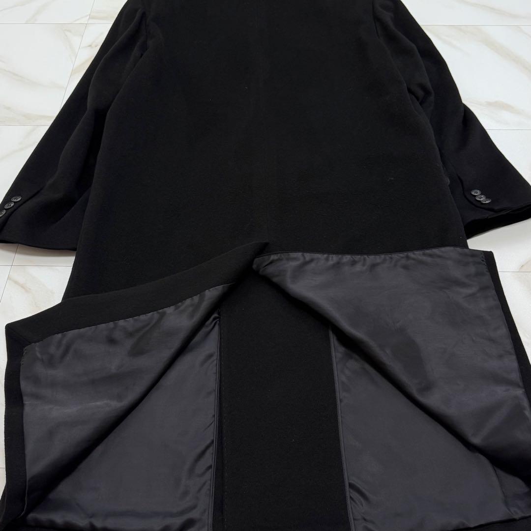 美品✨ダブルブレスト チェスターコート カシミヤ100% ロング丈