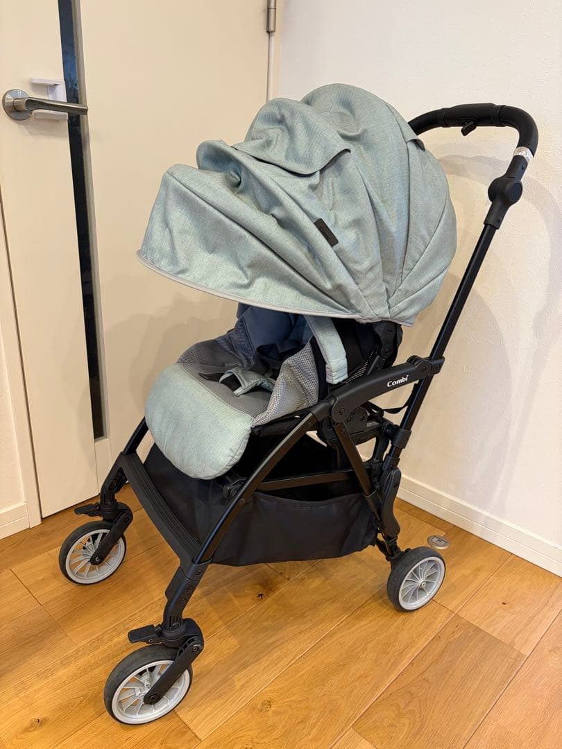 コンビ スゴカル minimo エッグショック DM パルクグレー 美品