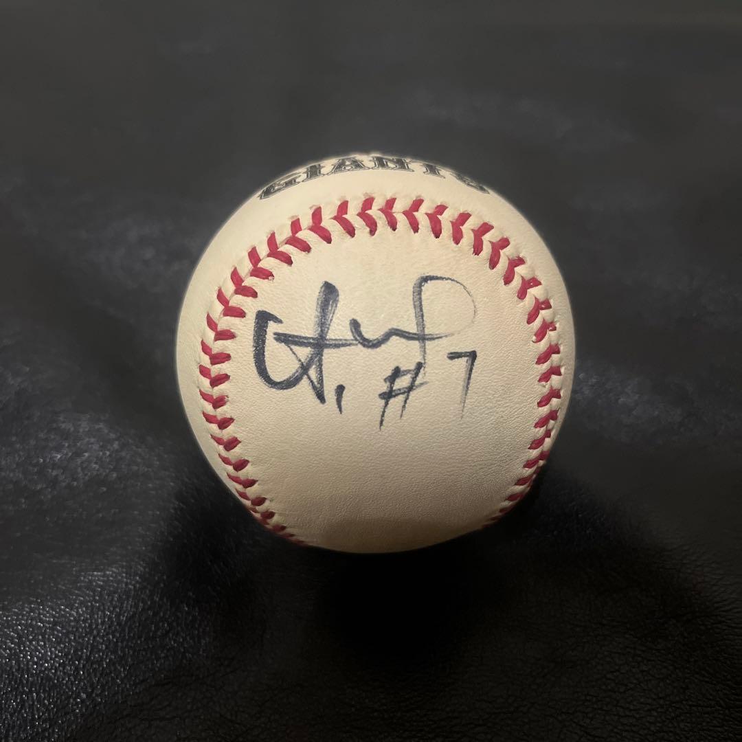 GIANTS 長野久義　投げ入れサインボール　巨人