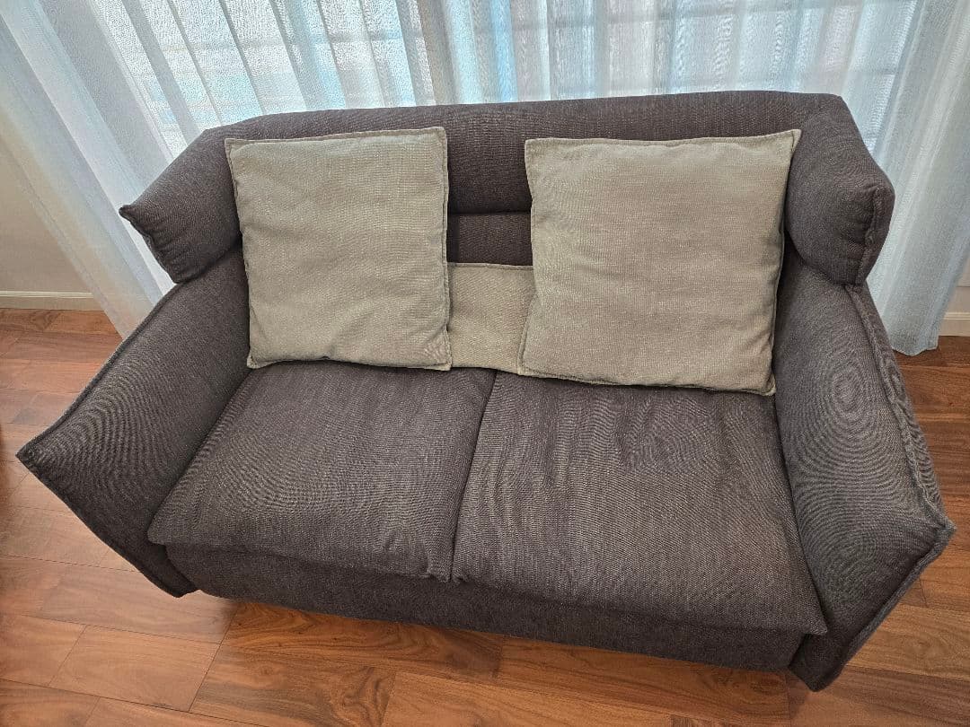 ニトリ 2人用布張りソファ ソフティーナDGY