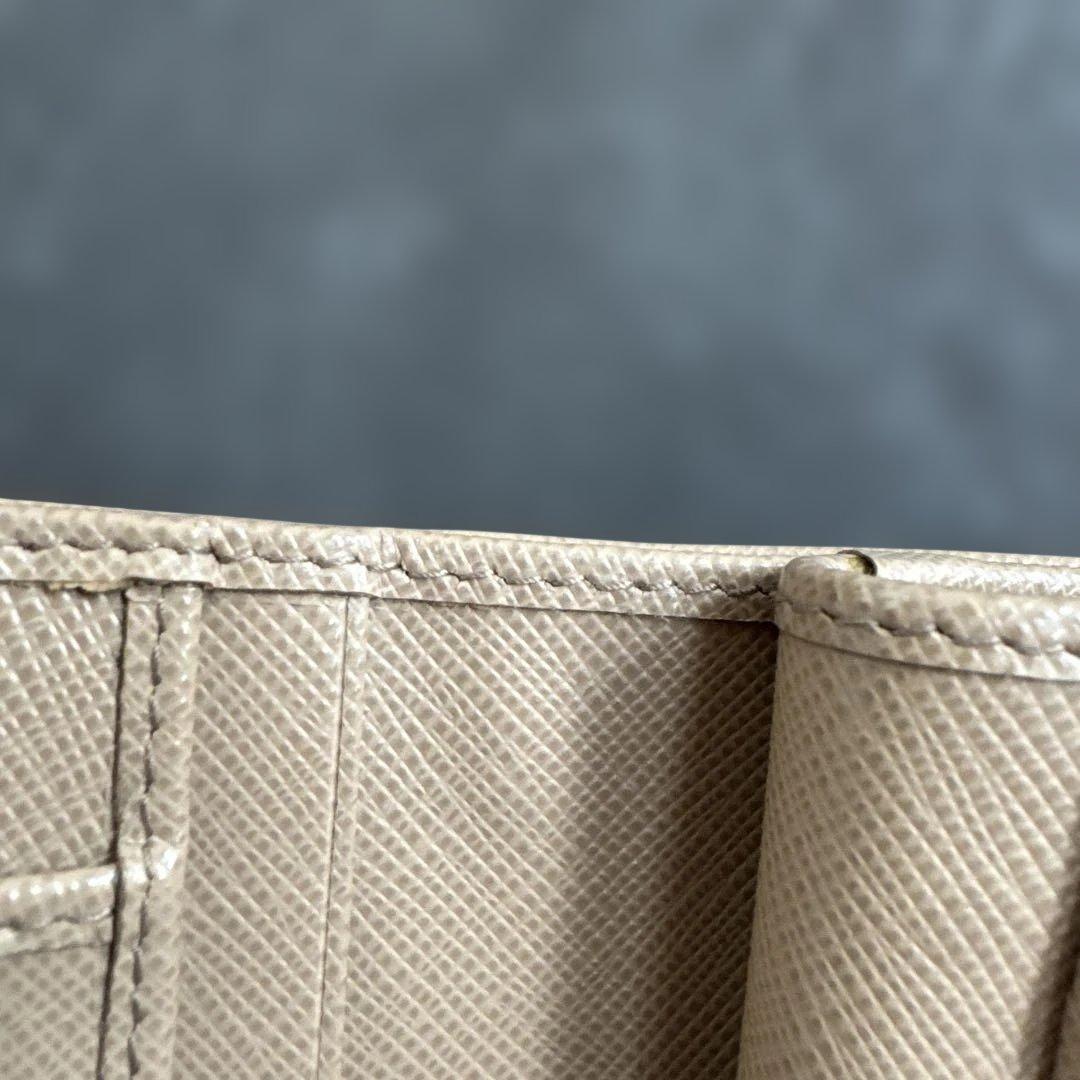 PRADA 1ML018 SAFFIANO Triang Cammeo 財布