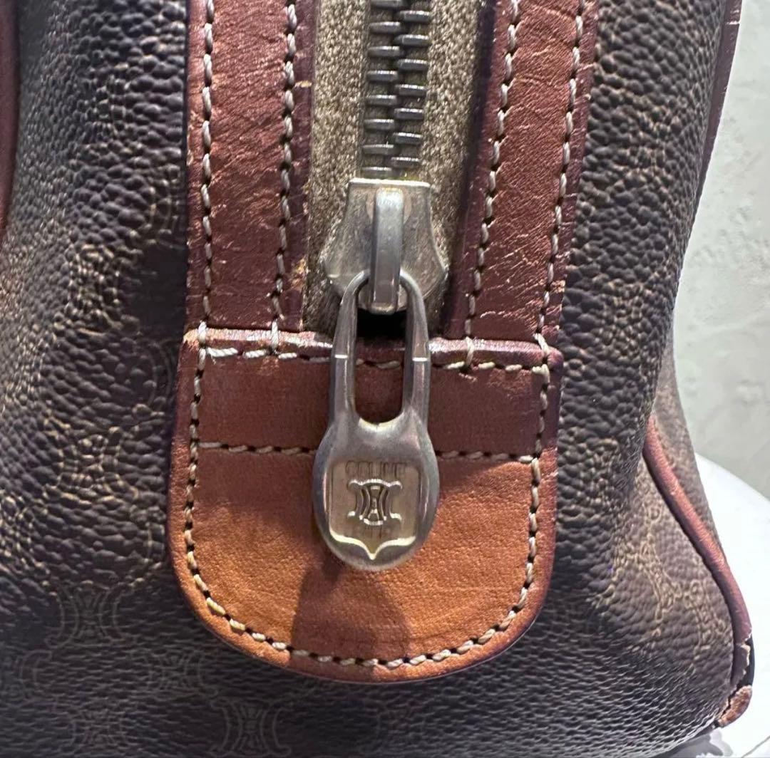 希少 CELINE セリーヌ ヴィンテージ マカダム ボストンバッグ