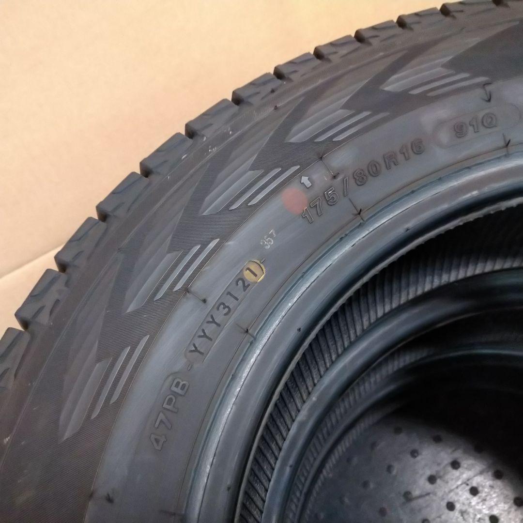 ★バリ山 175/80R16 ヨコハマ アイスガード G075 21年製 4本