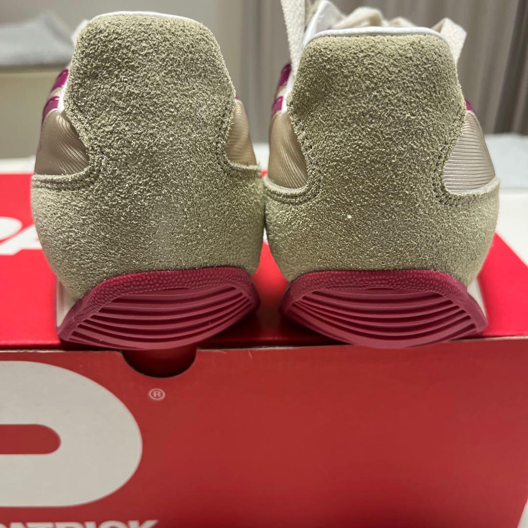 PATRICK ベージュ/パープル スニーカー