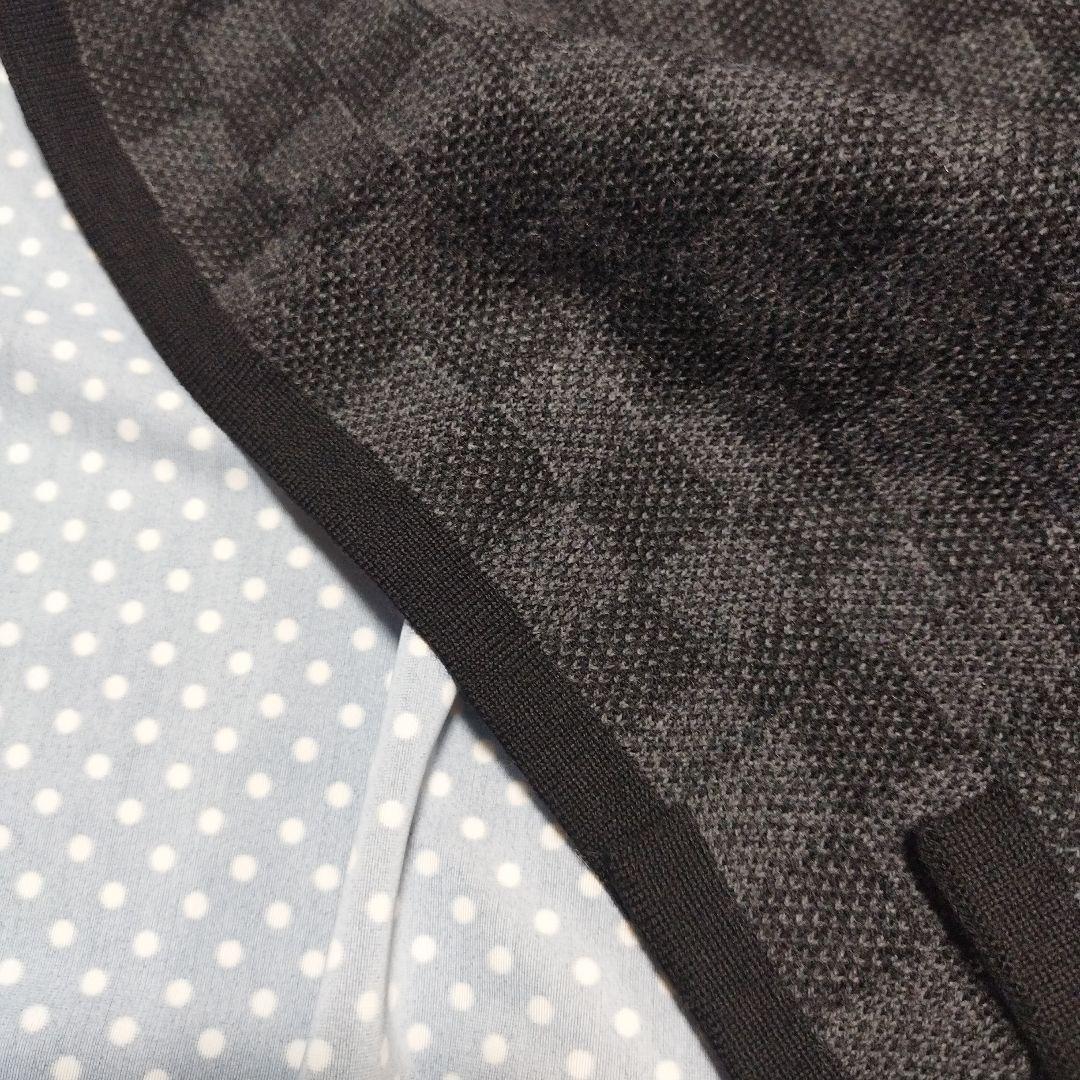 LOUIS VUITTONルイヴィトン マフラー ダミエ ウール100%